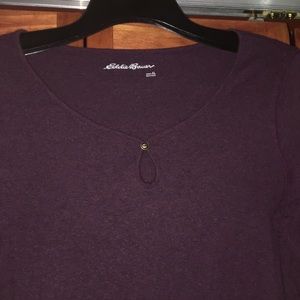 Eddie Bauer purple tunic